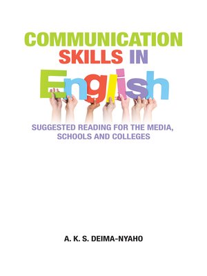 cover image of Communication Skills in English